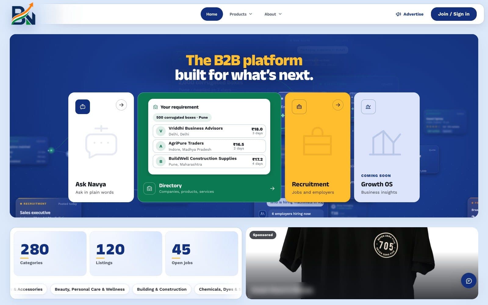 Bharat Navya interface preview
