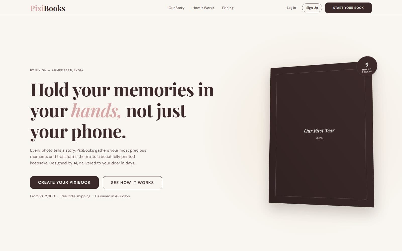 Pixibooks interface preview